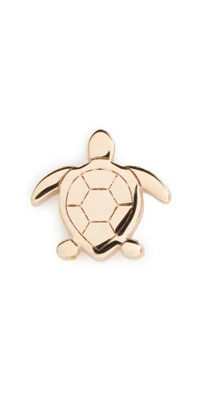Zoë Chicco 14k Gold Itty Bitty Turtle Single Stud Earring Yellow Gold