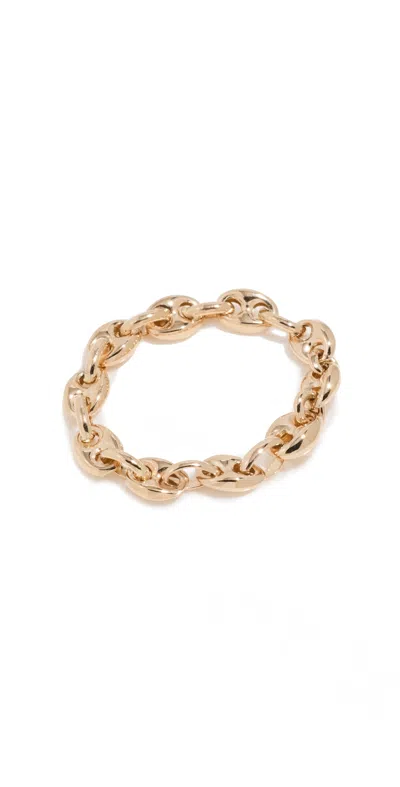 Zoë Chicco 14k Gold Small Mariner Chain Ring Gold