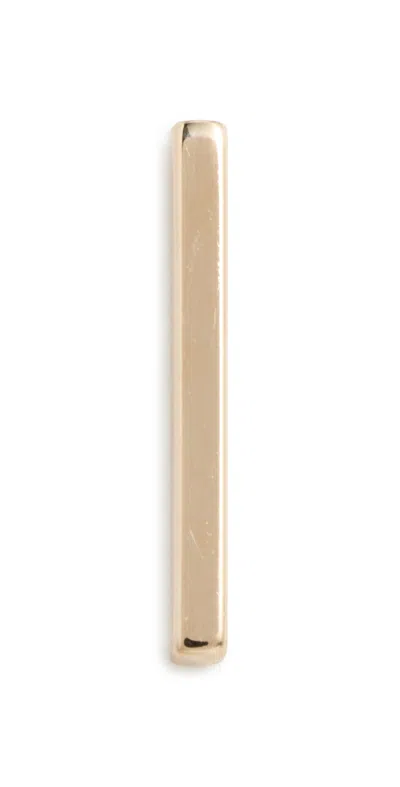 Zoë Chicco 14k Gold Thin Bar Single Stud Earring Yellow Gold