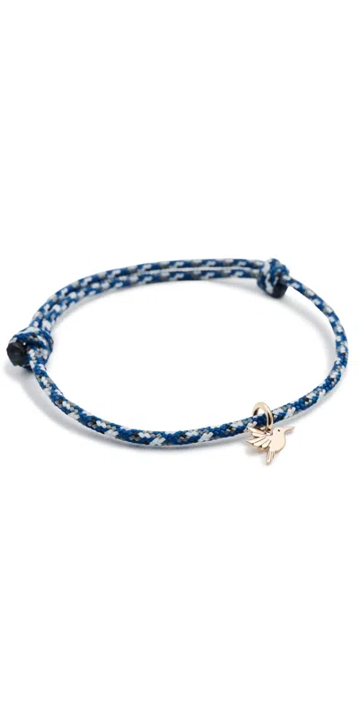 Zoë Chicco 14k Hummingbird Paracord Bracelet 14k Yellow Gold