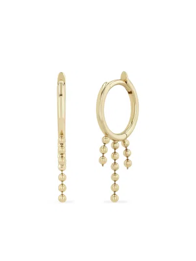 Zoë Chicco 14k Yellow Gold Ball-chain Earrings