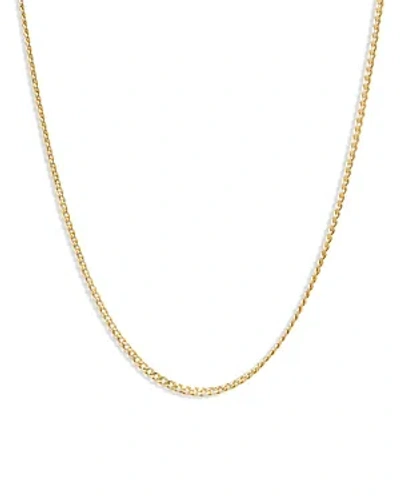Zoë Chicco 14k Yellow Gold Curb Link Chain Necklace, 18
