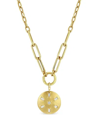 Zoë Chicco 14k Yellow Gold Diamond Rays Necklace