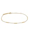Zoë Chicco 14k Yellow Gold Gold Bars Station Link Bracelet In Gold