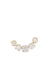 Zoë Chicco 14k Yellow Gold Graduated Diamond Stud Earring In Gold