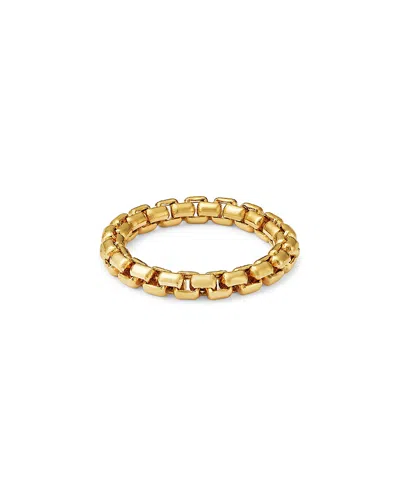 Zoë Chicco 14k Yellow Gold Heavy Metal Large Box Link Soft Chain Ring