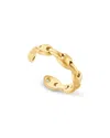 Zoë Chicco 14k Yellow Gold Heavy Metal Mariner Link Single Ear Cuff In Gold