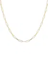 Zoë Chicco 14k Yellow Gold Heavy Metal Small Paperclip Link Chain Necklace, 16 In Gold