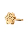 Zoë Chicco 14k Yellow Gold Itty Bitty Paw Single Stud Earring In Yellow Gold