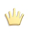 Zoë Chicco 14k Yellow Gold Itty Bitty Symbols Crown Single Stud Earring In Gold