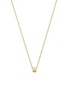Zoë Chicco 14k Yellow Gold Itty Bitty Symbols Ladybug Pendant Necklace, 14-16 In Gold