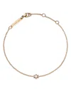 Zoë Chicco 14k Yellow Gold Itty Bitty Symbols Star Of David Disc Chain Bracelet In Gold