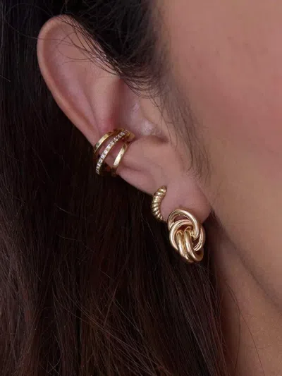 Zoë Chicco 14k Yellow Gold Large Link Knot Earrings