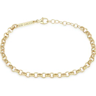 Zoë Chicco 14k Yellow Gold Large Rolo Chain Bracelet