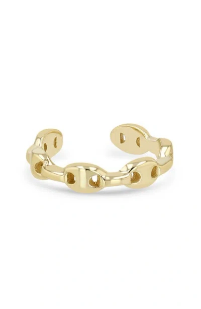 ZOË CHICCO ZOË CHICCO 14K YELLOW GOLD MARINER LINK EAR CUFF