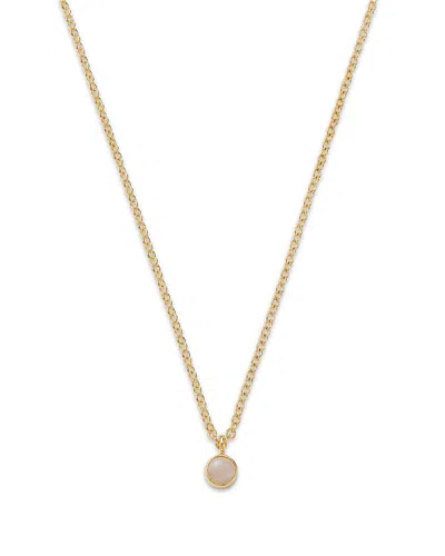 Zoë Chicco 14k Yellow Gold Opal Drop Choker Necklace, 14 In White/gold