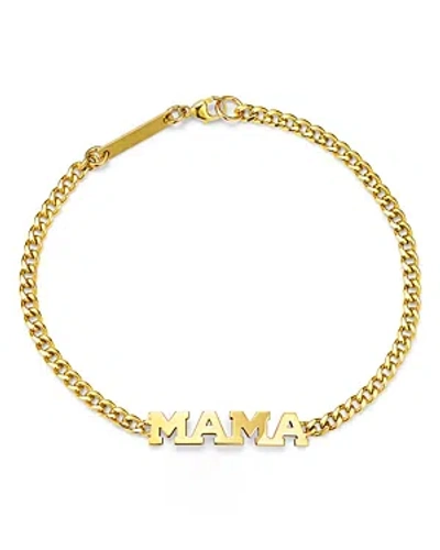 Zoë Chicco 14k Yellow Gold Personalized Mama Link Bracelet