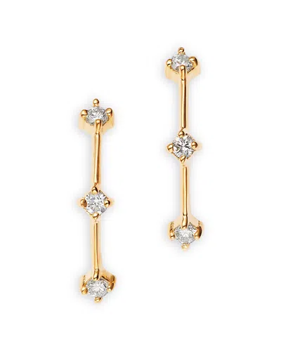 Zoë Chicco 14k Yellow Gold Prong Diamonds Diamond Arc Drop Earrings