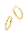 Zoë Chicco 14k Yellow Gold Simple Gold Polished Small Huggie Hoop Earrings In Gold