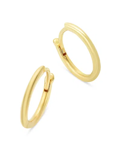 Zoë Chicco 14k Yellow Gold Simple Gold Polished Small Huggie Hoop Earrings