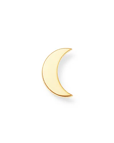 Zoë Chicco 14k Yellow Gold Single Itty Bitty Crescent Moon Stud Earring