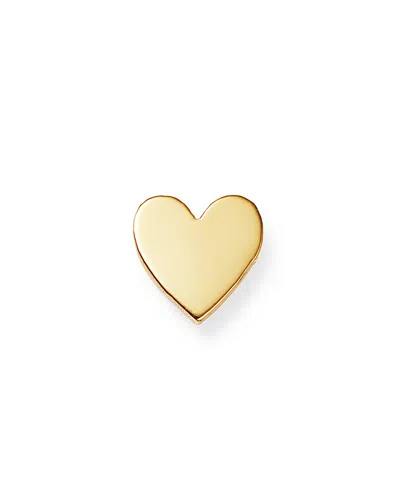 Zoë Chicco 14k Yellow Gold Single Itty Bitty Heart Stud Earring