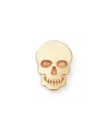 Zoë Chicco 14k Yellow Gold Single Itty Bitty Skull Stud Earring In Gold