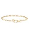 Zoë Chicco 14k Yellow Gold Square Link Toggle Bracelet In Yellow Gold