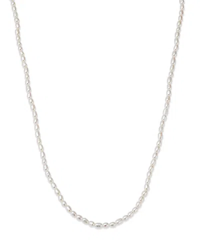 Zoë Chicco 14k Yellow Gold White Pearl Cultured Pearl Beaded Necklace, 14-16