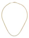 Zoë Chicco 14kt Yellow Gold Tennis-segment Diamond Necklace In Gold
