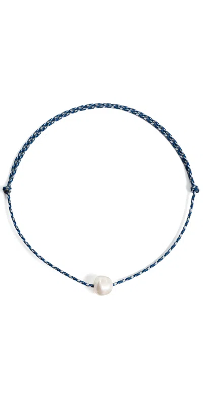 Zoë Chicco Baroque Pearl Paracord Necklace Multi