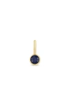 Zoë Chicco Bezel Set Sapphire Charm In Multi