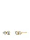 Zoë Chicco Diamond Stud Earrings In Multi