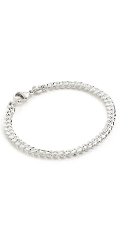Zoë Chicco Sterling Silver Curb Chain Bracelet Sterling Silver
