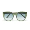 Zoë De Pass Eyewear Women's Green Lily Forest In Green