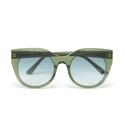 Zoë De Pass Eyewear Women's Green Lily Forest