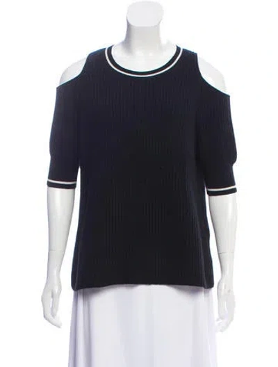 Pre-owned Zoë Jordan Wool Medium Knit Sweater In Black