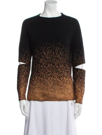 Pre-owned Zoë Jordan Wool Printed Sweater In Multi