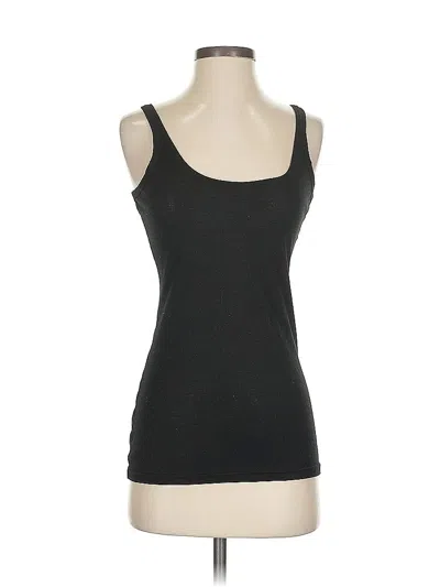 Pre-owned Zoa Tank Top Black Strapless Neckline Tops