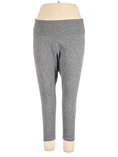 Pre-owned Zobha Active Pants In Gray