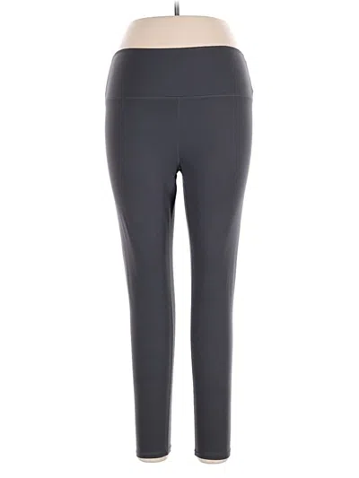 Pre-owned Zobha Active Pants In Gray