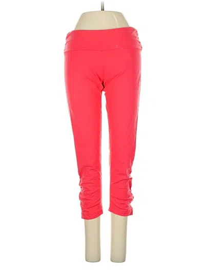 Pre-owned Zobha Active Pants In Red