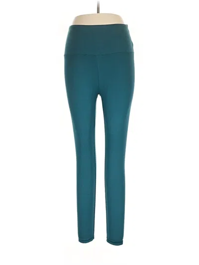 Pre-owned Zobha Active Pants In Teal