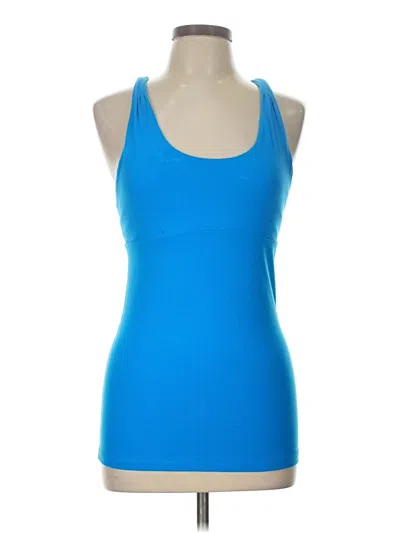 Pre-owned Zobha Active Tank Top In Blue