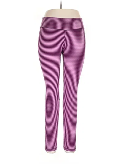 Pre-owned Zobha Leggings In Purple