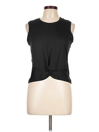 Pre-owned Zobha Sleeveless Top Black Keyhole Neckline Tops
