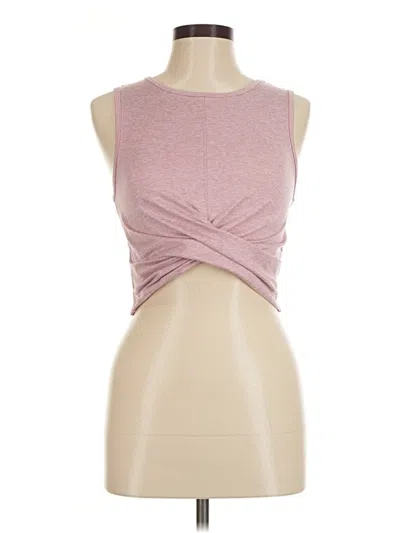 Pre-owned Zobha Sleeveless Top Pink Halter Neckline Tops