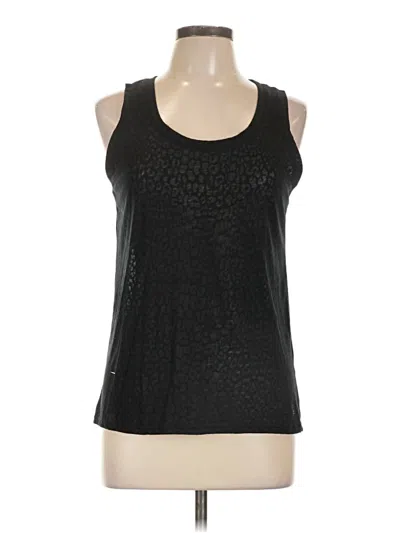 Pre-owned Zobha Tank Top Black Halter Neckline Tops