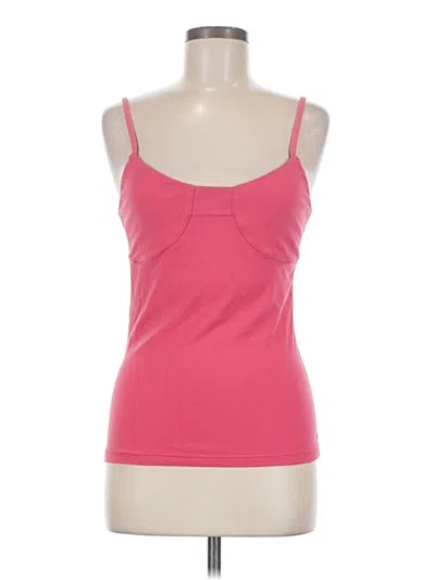 Pre-owned Zobha Tank Top Pink Strapless Neckline Tops