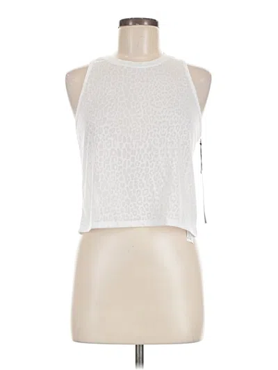 Zobha Tank Top White Halter Neckline Tops